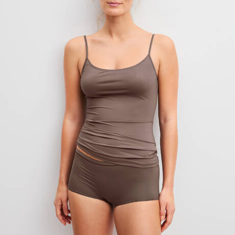 2 pieces set CALIDA Sleek Skin Sparrow Brown
