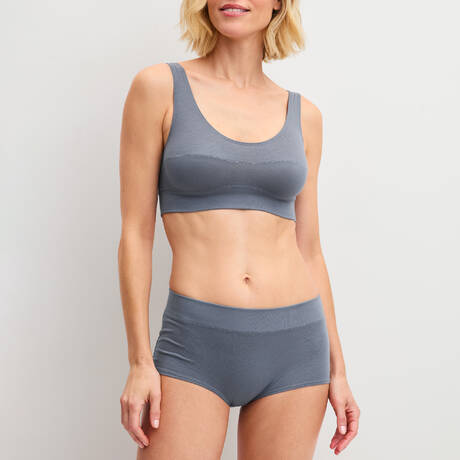 2 pieces set CALIDA Elastic Folkstone Grey