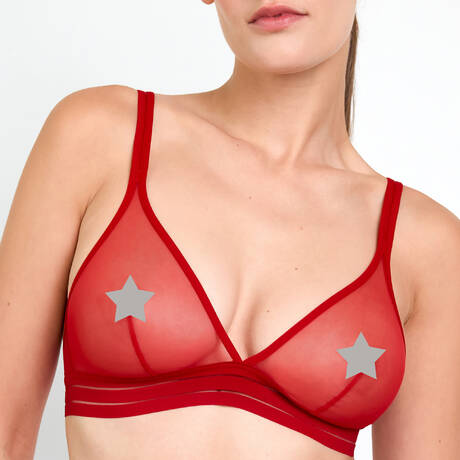 MAISON LEJABY Triangle bra Nufit Rouge Passion