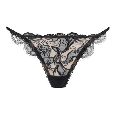 AGENT PROVOCATEUR Thong Cyndi Black&Sand