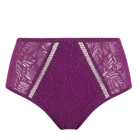 SIMONE PÉRÈLE Lace High-waisted panty Comète Mûre
