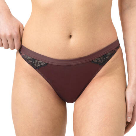MEY Brief lace Poetry Dream Hot Maroon