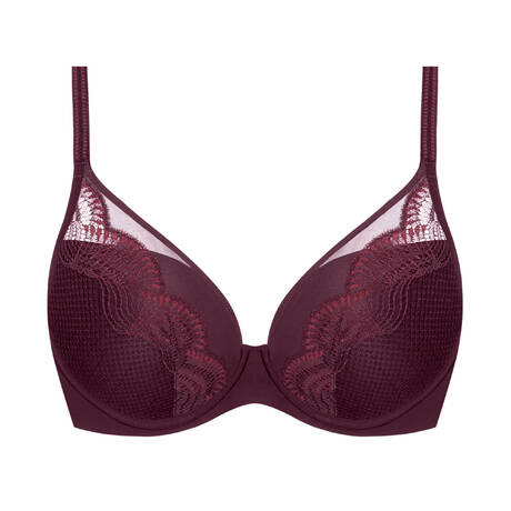 TRIUMPH Underwire bra Comfort Glam Claret