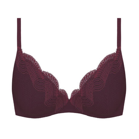 TRIUMPH Soutien-gorge push-up en dentelle Comfort Glam Claret