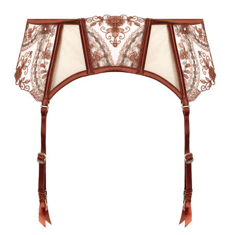SHIKKOSA Garter belt Tattoo Burgundy