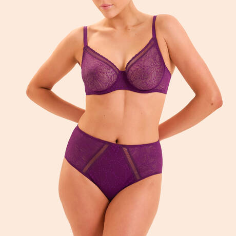 2 pieces set Simone Pérèle Comète Mûre