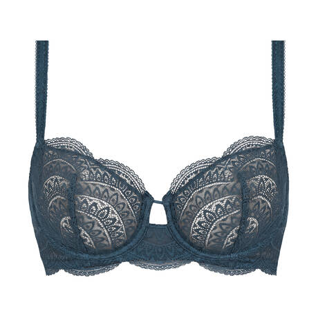 SIMONE PÉRÈLE Soutien-gorge corbeille en dentelle Karma Bleu Prestige