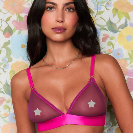 DORA LARSEN Soutien-gorge sans armatures Luna Clean Violet