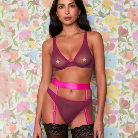 3 teile im set Dora Larsen Luna Clean Violet