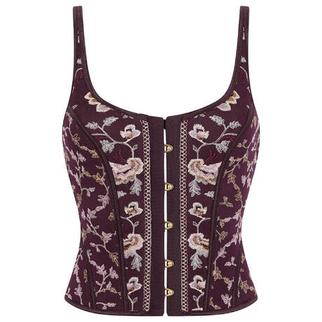 AUBADE Corset Midnight Opéra Secret Purple