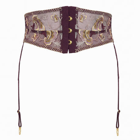 AUBADE Garter belt Midnight Opéra Secret Purple