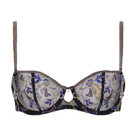 AUBADE Halbschalen-BH Midnight Opéra Persian Blue