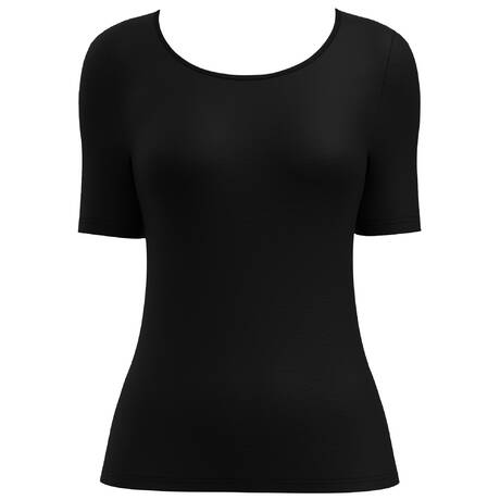 CALIDA Wool and silk Short-sleeved T-shirt True Confidence Schwarz