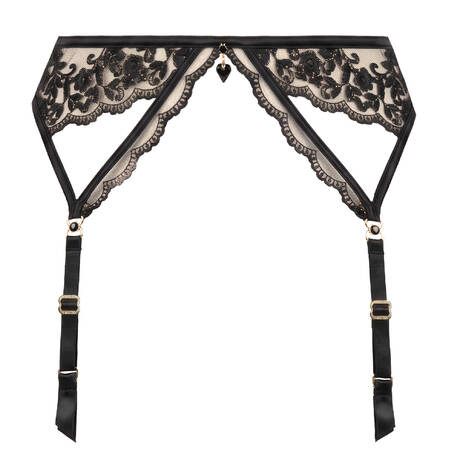 SHIKKOSA Garter belt Taormina Black