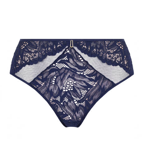 AUBADE Culotte haute en dentelle Flowermania Dreamy Blue