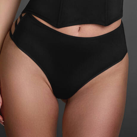 MARLIES DEKKERS String taille haute Leading Strings Black
