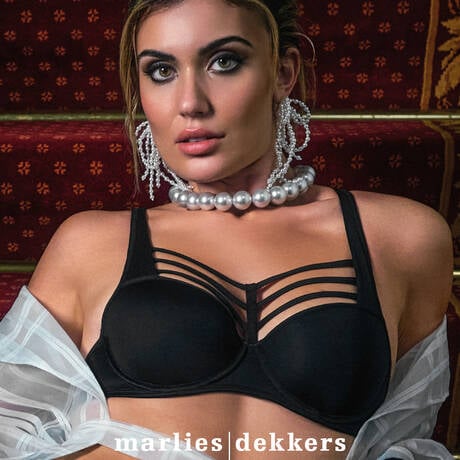 MARLIES DEKKERS Balconette bra Leading Strings Black