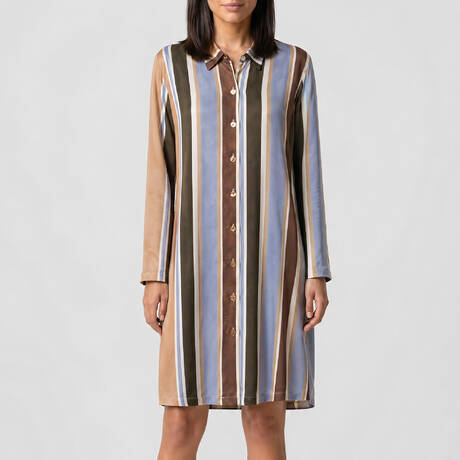 FÉRAUD Nightgown Urban Stripe Stripe Multicolor