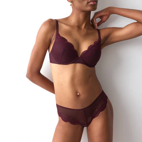 2 pieces set TRIUMPH Comfort Glam Claret