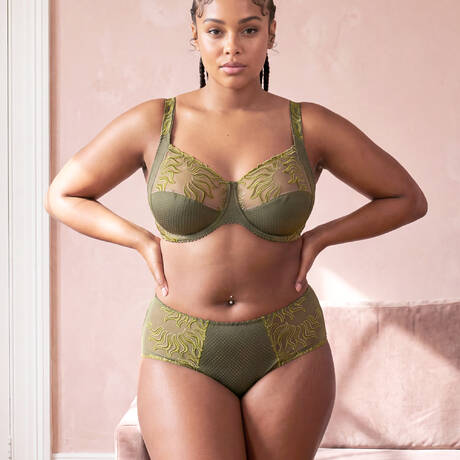 2 pieces set LOUISA BRACQ Esperanza Olive