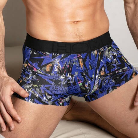 HOM Boxer homme Clash Blue Print