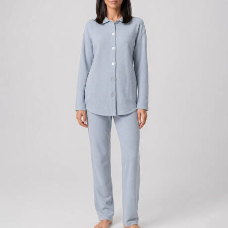 FÉRAUD Fleece Loungewear set Modern Fleece Stoneblue