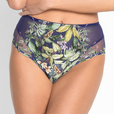 LISE CHARMEL High-waisted panty Bain de Nature Vert Parme