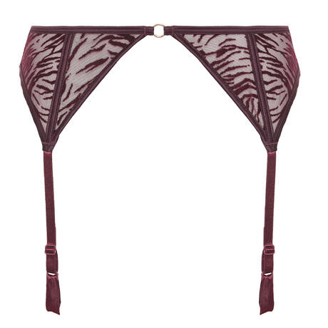 PRELUDE Porte-jarretelles Nuit de velours Burgundy