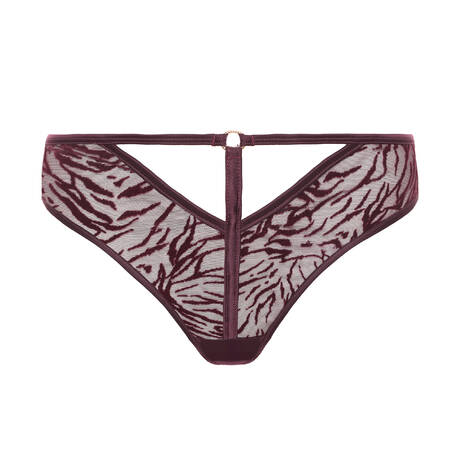 PRELUDE Brazilian brief Nuit de velours Burgundy
