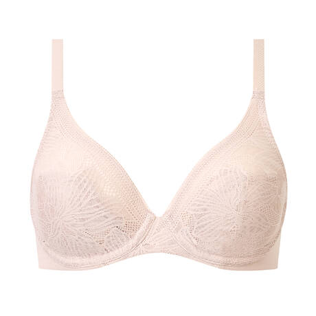CHANTELLE Lace Full-cup bra Easy Feel Osmose Dusty pink