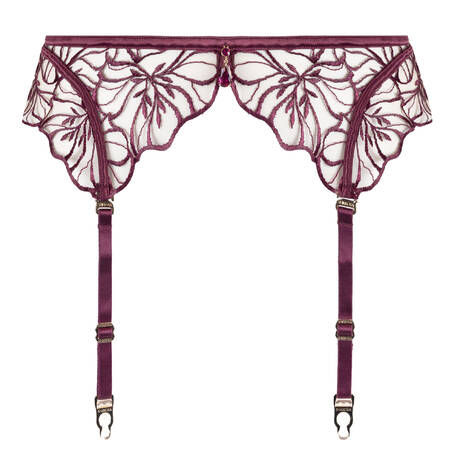 SHIKKOSA Garter belt Firenze Plum