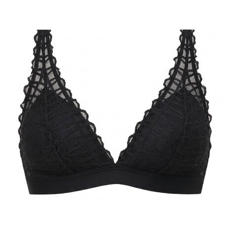 MEY Soutien-gorge triangle Poetry Temptation Noir