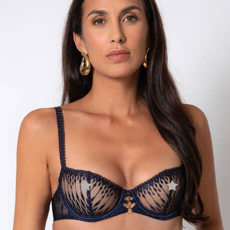AUBADE Demi-cup bra Voodoo Kiss Blue Moon