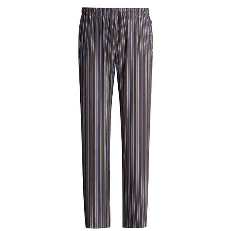 CALIDA Pyjamahose Mann aus Baumwolle RMX Sleep Weekend Choco Brown