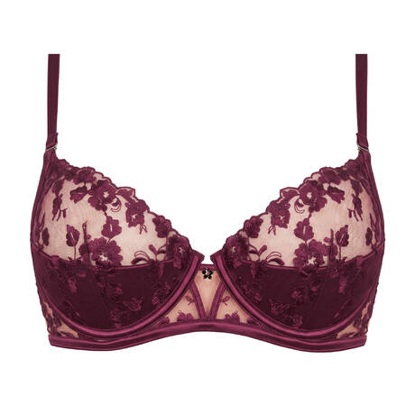 SHIKKOSA Push-up bra Malizia Plum