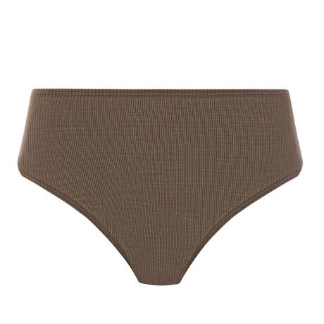 HANRO Culotte haute en laine et soie Marcia Natural teak
