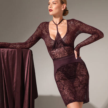 3 pieces set PRELUDE Nuit de velours Burgundy
