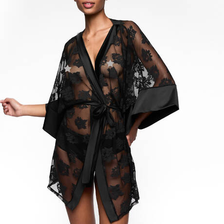 SARDA Lace Kimono Mayela Black