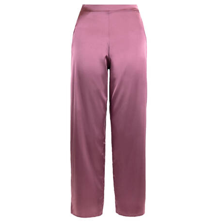 MAISON LEJABY Silk Pajama pants Silk'N Moon Rubis Rose