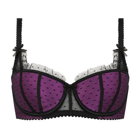 AGENT PROVOCATEUR Padded bra Berdie Black&Magenta