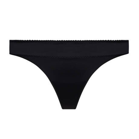 ANTIGEL Tanga Satin Glamour Noir Glam