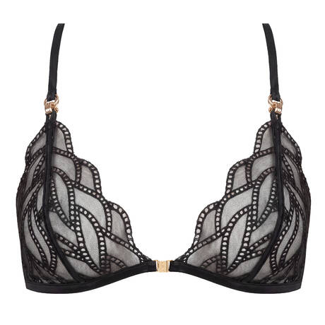 LIVY Front opening Wireless bra Madness Night Black