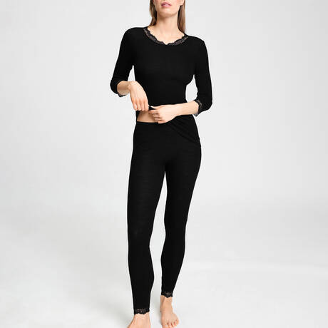 Ensemble 2 pièces HANRO Woolen Lace Noir