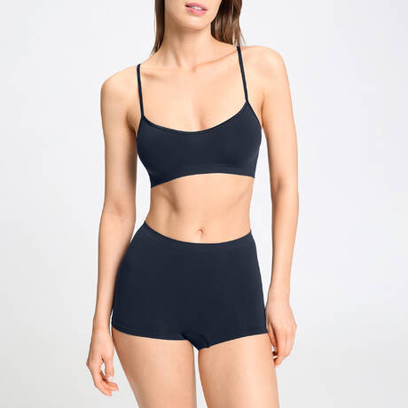2 pieces set HANRO Touch Feeling Deep Navy