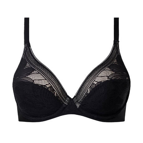 CHANTELLE Lace Full-cup bra Easy Feel Osmose Black