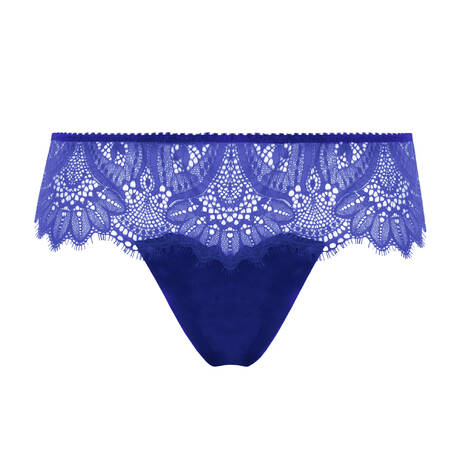 PRELUDE Shorty string en dentelle Clair de Lune Bleu