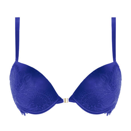 PRELUDE Soutien-gorge push-up ouverture frontale en dentelle Clair de Lune Bleu