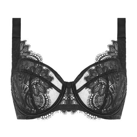 PRELUDE Soutien-gorge emboitant en dentelle Clair de Lune Noir