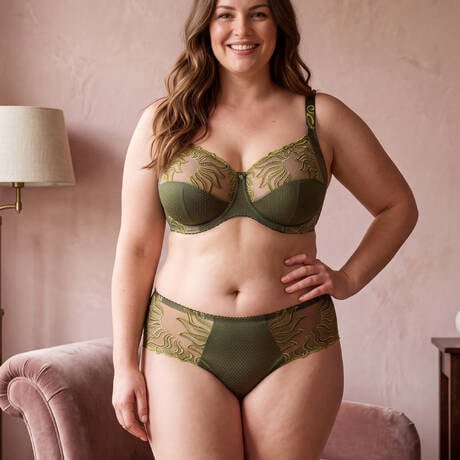 2 pieces set LOUISA BRACQ Esperanza Olive