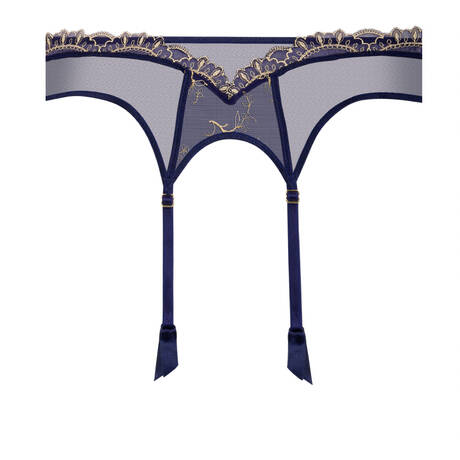 LISE CHARMEL Garter belt Grand Soir Saphir Marine Or